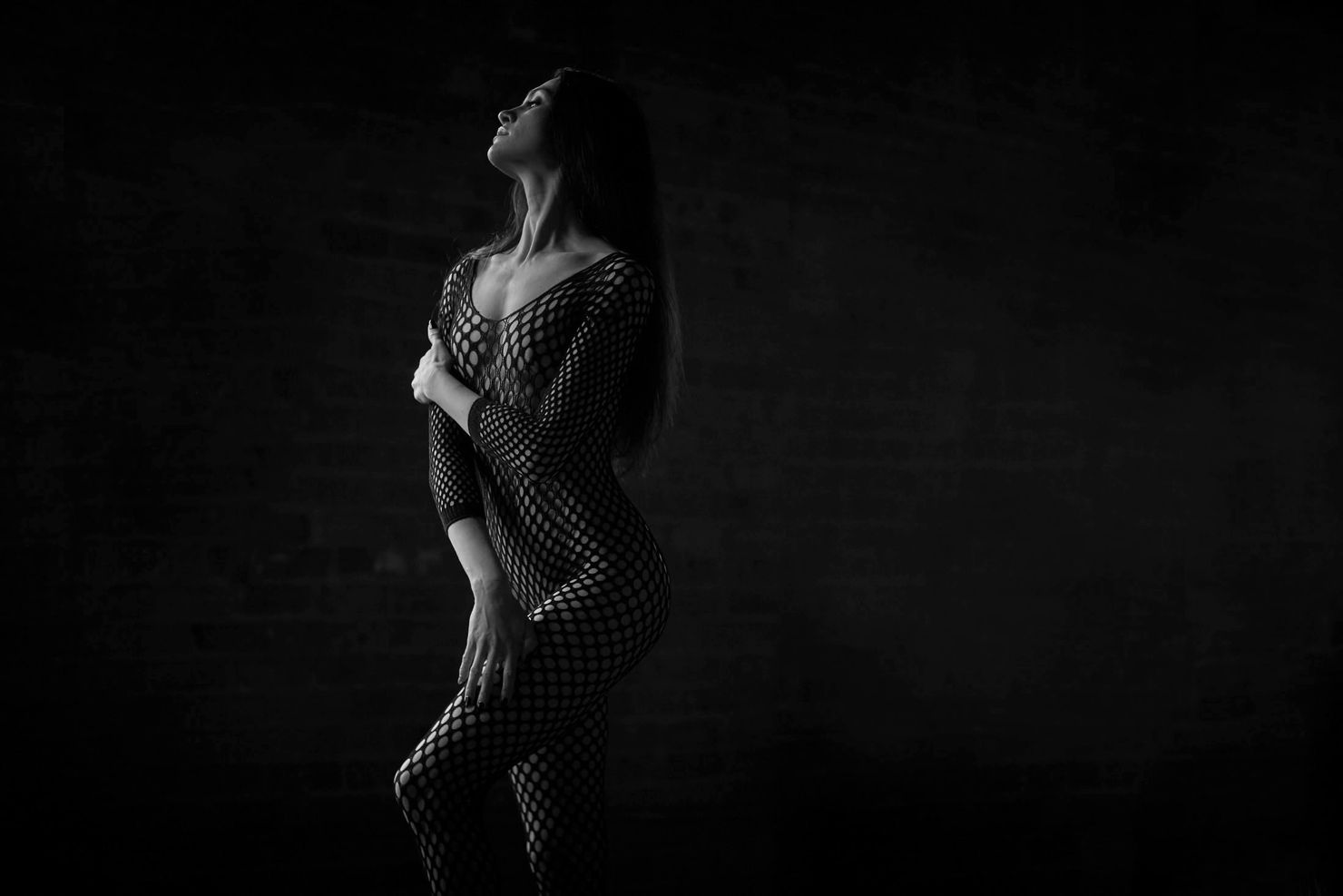 black and white photography chicago boudoir session